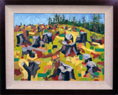 Margarite's Painting - oil on board, 18” x 24”