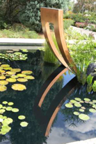 Zen Doorway - Permanent collection of the Denver Botanic Gardens. 6’ high x 4’ wide.